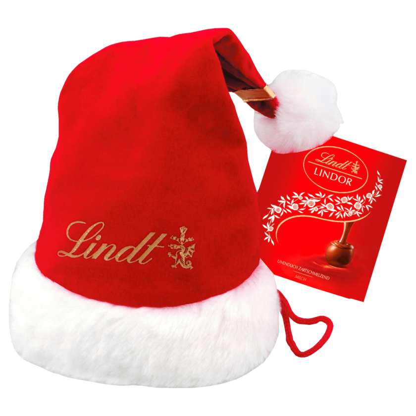 Lindt Lindor Weihnachtsmann Mütze 175g